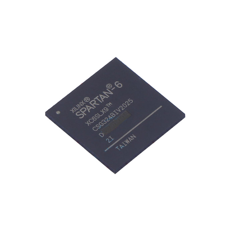 XC6SLX9-2CSG324I BGA324 xilinx chips 1.2V Kuantitas input-output 200 bidang gerbang yang dapat diprogram array IC elektronik