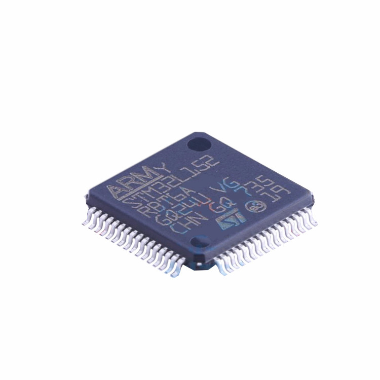 STM32L152RBT6 QFP64 Komponen Elektronik Distribusi Baru Asli Diuji Sirkuit Terpadu Chip IC STM32L152RBT6