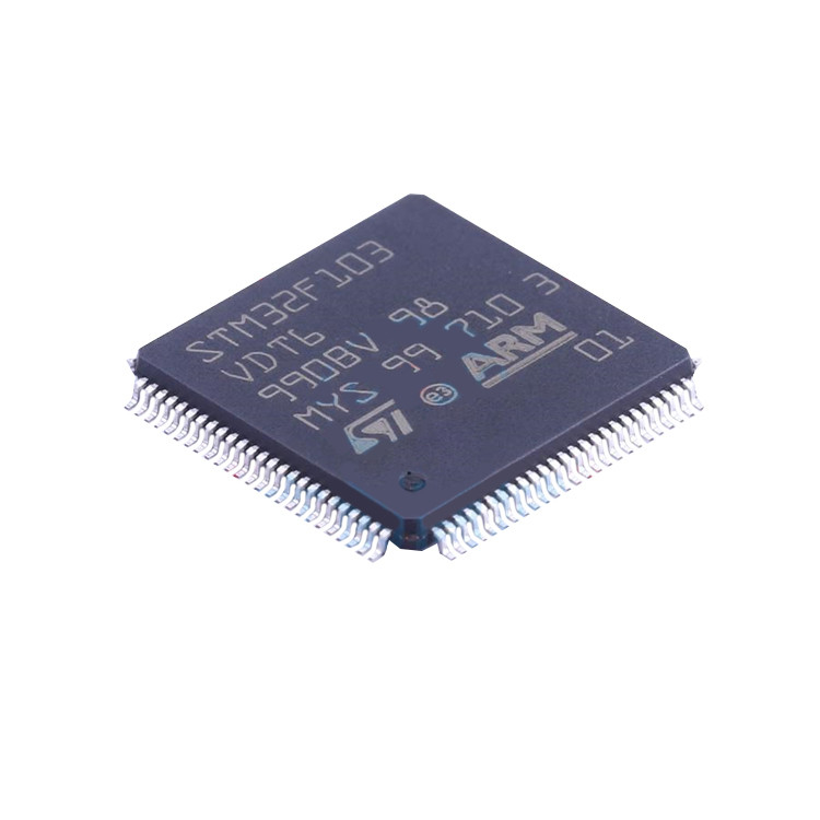 STM32F103VDT6 Komponen Elektronik LQFP-100 Baru dan Asli dalam Stok Chip IC Sirkuit Terpadu STM32F103VDT6