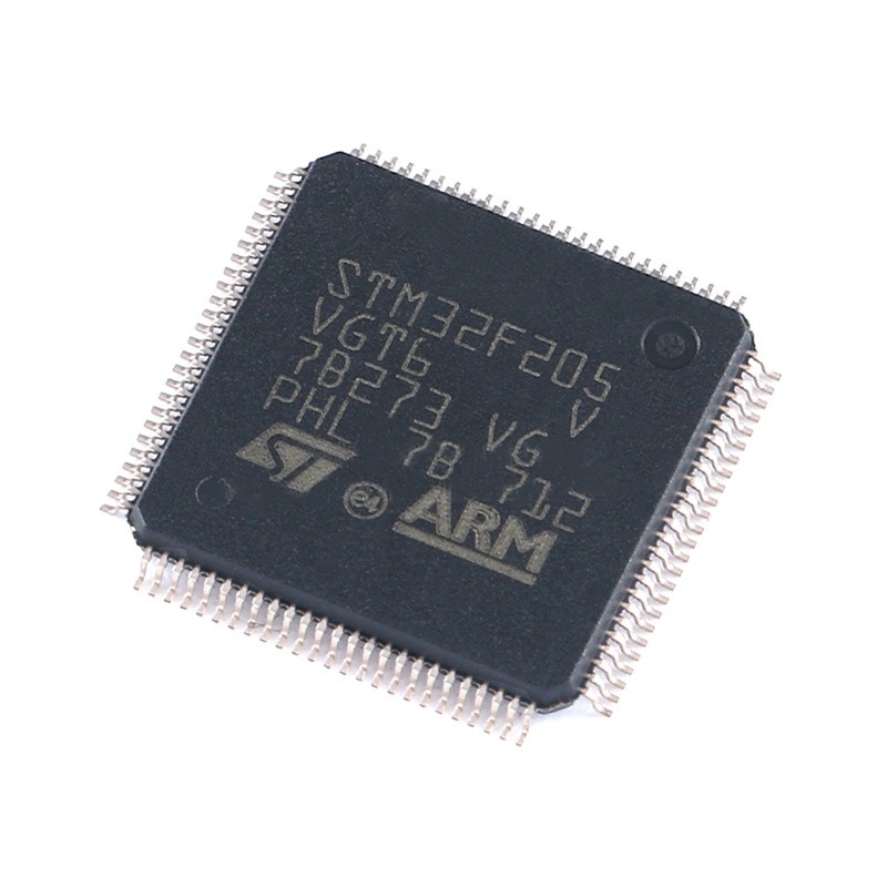 Tersedia Mikrokontroler IC MCU 32BIT 1MB FLASH 100LQFP sirkuit terpadu chip ic yang dapat diprogram STM32F205VGT6