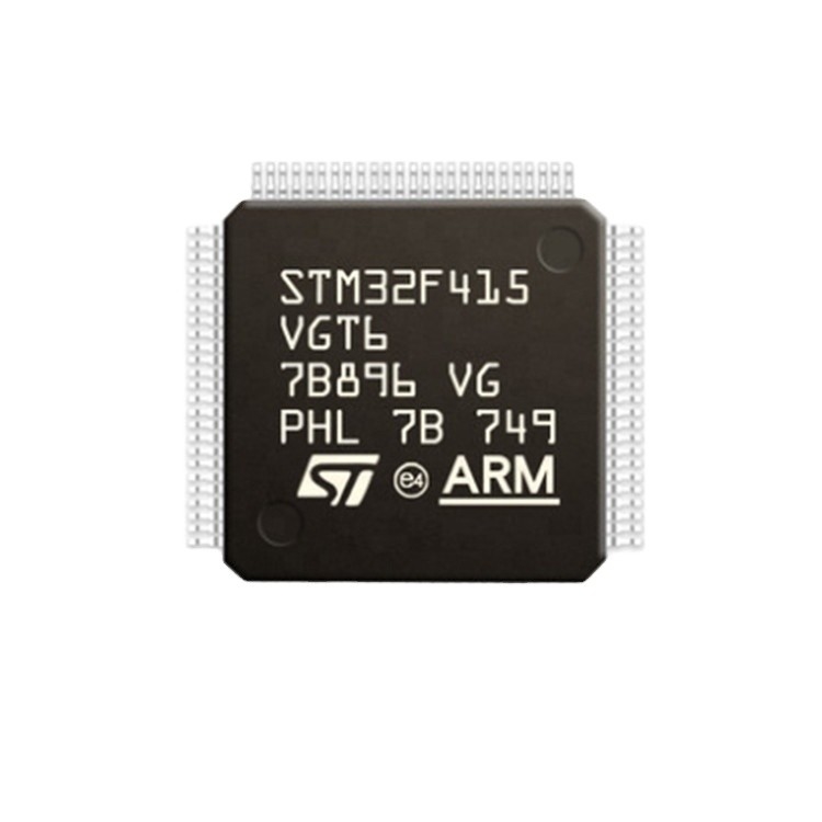 Tersedia Mikrokontroler IC MCU 32BIT 1MB FLASH 100LQFP Komponen Elektronik Sirkuit Terpadu STM32F415VGT6