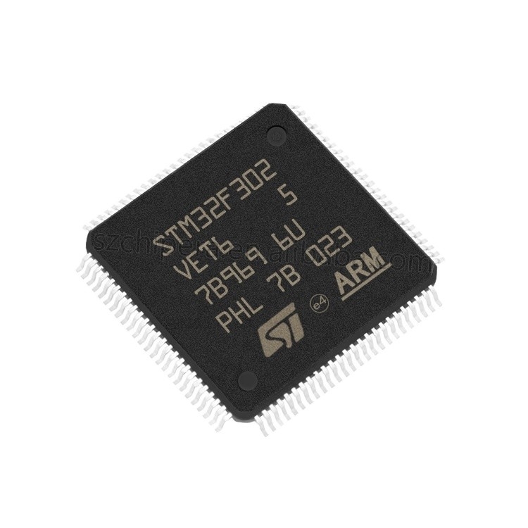 Tersedia Mikrokontroler MCU 32-bit ARM Cortex M4 RISC 512KB Flash 2.5V/3.3V 100-Pin LQFP Tray STM32F302VET6