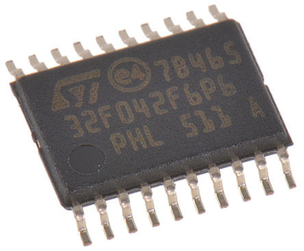 Tersedia Mikrokontroler IC MCU 32BIT 32KB FLASH 20TSSOP Komponen Elektronik Sirkuit Terpadu STM32F042F6P6