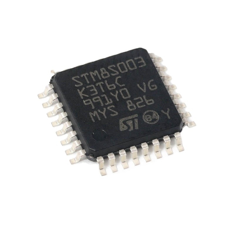 Baru Asli Mikrokontroler MCU 8-Bit STM8 CISC 8KB Flash 3.3V/5V 32-Pin LQFP Tray komponen Elektronik Chip IC STM8S003K3T6C
