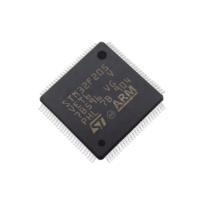 Tersedia Mikrokontroler IC MCU 32BIT 512KB FLASH 100LQFP Komponen Elektronik Sirkuit Terpadu STM32F205VET6