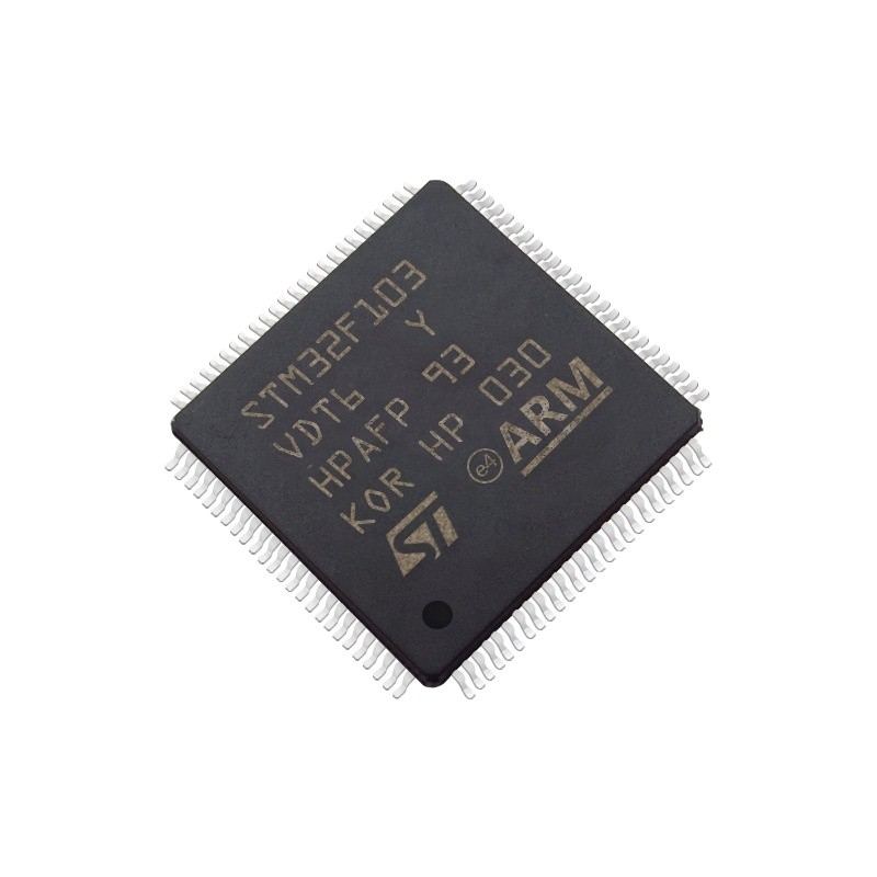Tersedia Mikrokontroler dan Prosesor IC MCU 32BIT 384KB FLASH 100LQFP sirkuit terpadu chip ic yang dapat diprogram STM32F103VDT6