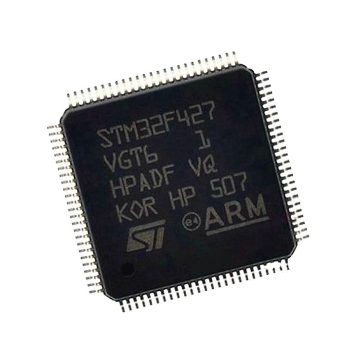 Tersedia Asli STM32F427VGT6 32-Bit STM32f ARM Cortex M4 RISC 512kB Flash 100-Pin LQFP Mikrokontroler IC MCU Chip