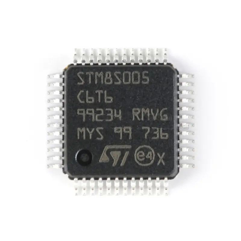 Tersedia Mikrokontroler MCU 8-bit STM8S STM8 CISC 32KB Flash 3.3V/5V 48-Pin LQFP komponen Elektronik STM8S005C6T6