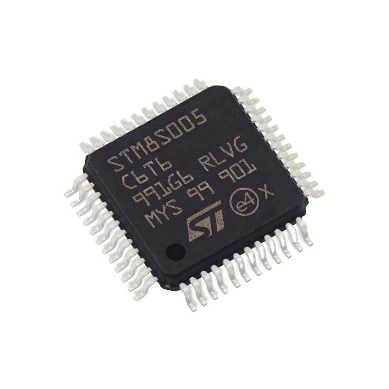 Tersedia Mikrokontroler MCU 8-bit STM8S STM8 CISC 32KB Flash 3.3V/5V 48-Pin LQFP komponen Elektronik STM8S005C6T6