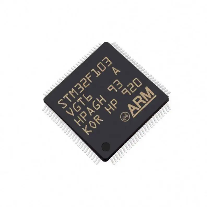 Tersedia Mikrokontroler IC MCU 32BIT 1MB FLASH 100LQFP Komponen Elektronik Sirkuit Terpadu STM32F103VGT6