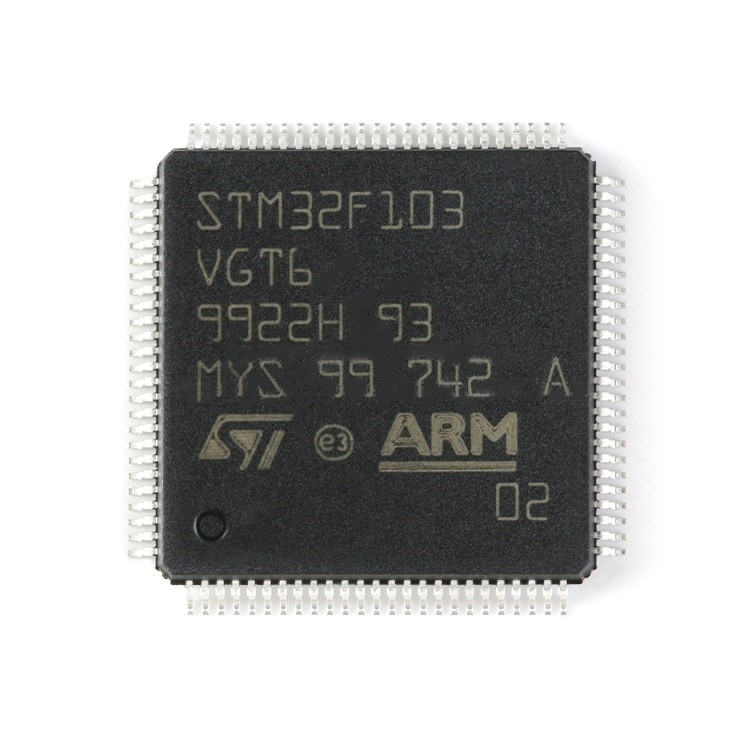 Tersedia Mikrokontroler IC MCU 32BIT 1MB FLASH 100LQFP Komponen Elektronik Sirkuit Terpadu STM32F103VGT6