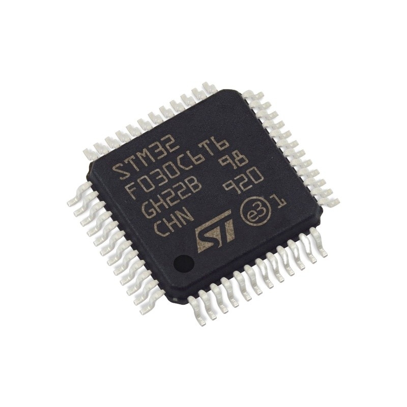 Tersedia Mikrokontroler IC MCU 32BIT 32KB FLASH 48LQFP Komponen Elektronik Sirkuit Terpadu BGA Chip STM32F030C6T6