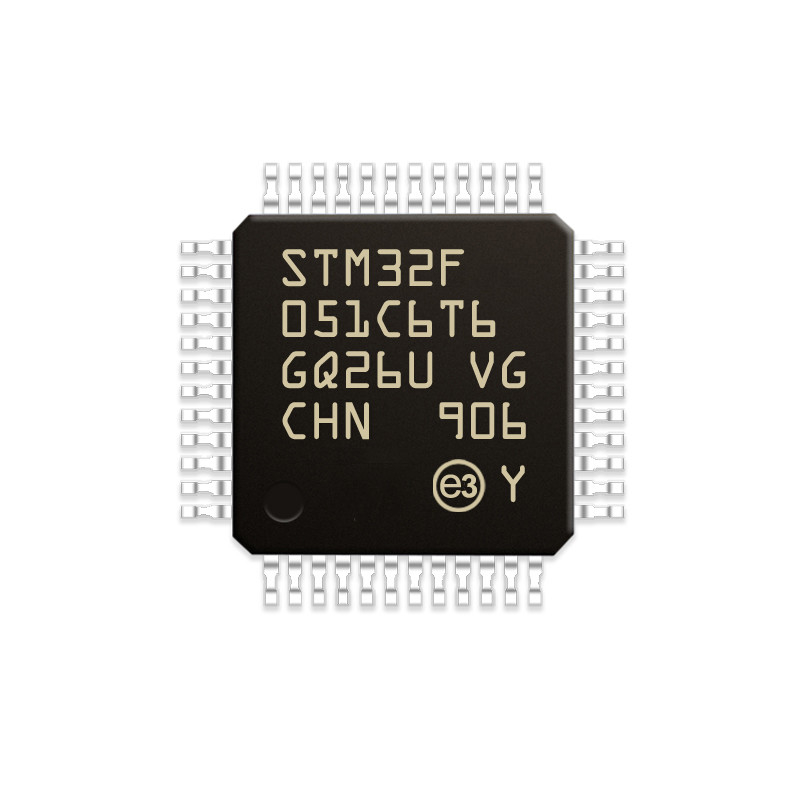 Chuangyunxinyuan STM32F051C6T6 MCU 8-Bit 16MHz 32KB FLASH 48-LQFP STM Seri Mikrokontroler IC STM32F051C6T6