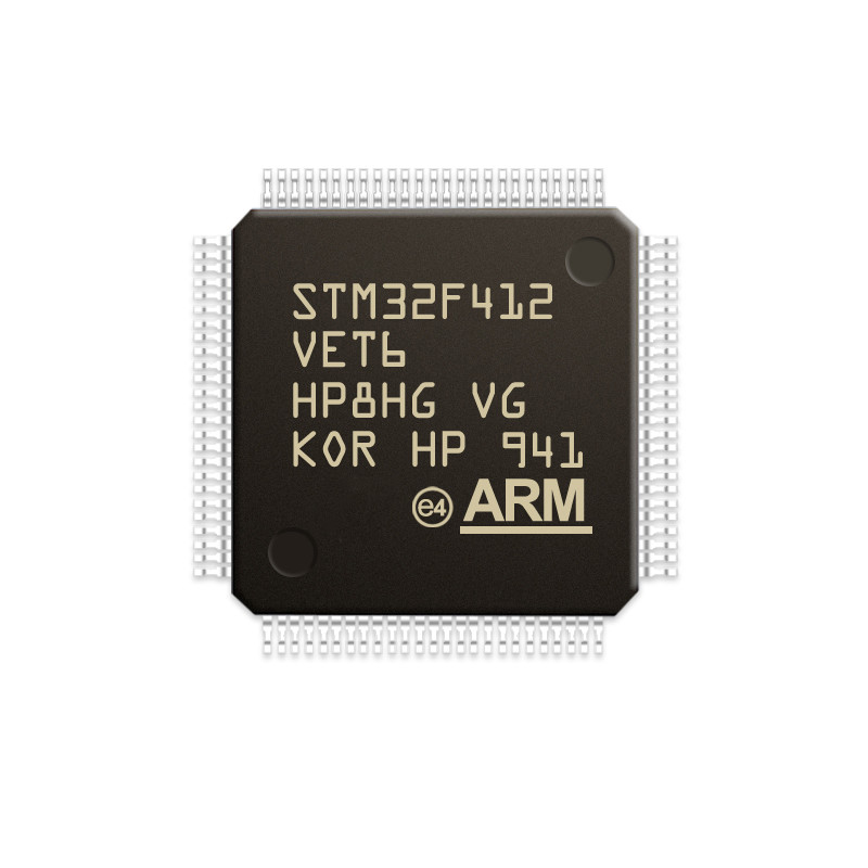 Chuangyunxinyuan STM32F412VET6 Kualitas Di Toko Komponen Elektronik Sirkuit Terpadu MCU Mikrokontroler LQFP100 STM32F412VET6