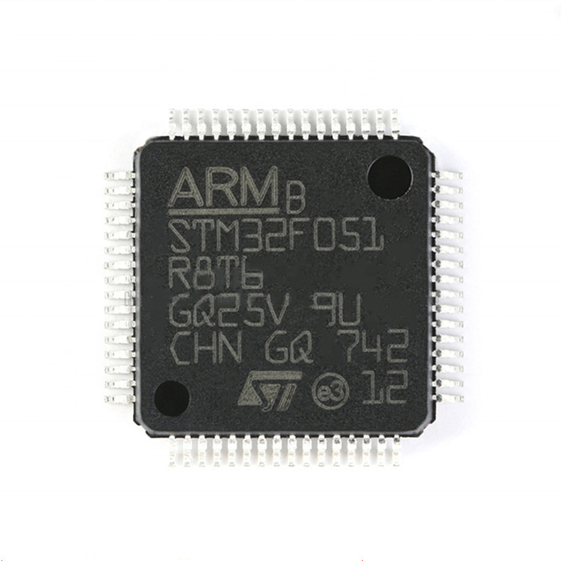 Mikrokontroler Sirkuit Terpadu IC MCU 32BIT 64KB FLASH 64LQFP STM32F STM32F051 STM32F051R8T6 Merek Asli