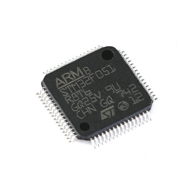 Mikrokontroler Sirkuit Terpadu IC MCU 32BIT 64KB FLASH 64LQFP STM32F STM32F051 STM32F051R8T6 Merek Asli