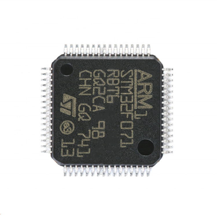 Komponen Elektronik Sirkuit Terpadu IC Chip IC MCU 32BIT 128KB FLASH 64LQFP STM32F071 STM32F071RB STM32F071RBT6
