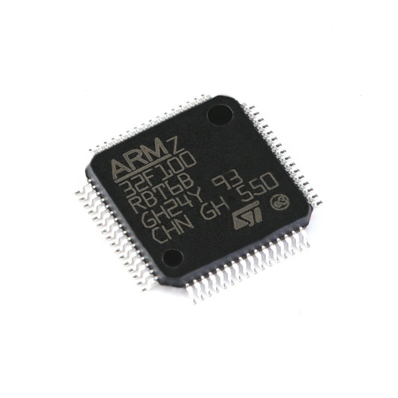Chuangyunxinyuan Baru Dan Asli IC MCU 32BIT 128KB FLASH Komponen Elektronik 64LQFP STM32F100RBT6B