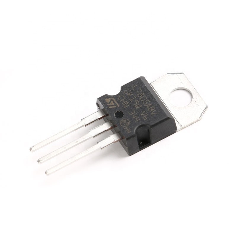 Chuangyunxinyuan Asli Baru Di Saham Manajemen Daya IC TO-220 L7805A Chip IC Sirkuit Terpadu Perlengkapan Elektronik L7805ABV