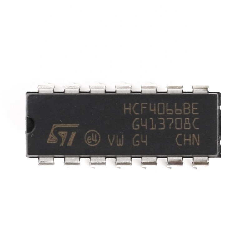 Chuangyunxinyuan Di Saham Asli DIP14 Komponen Elektronik IC Chip Baru Sirkuit Terpadu Pasokan Listrik HCF4066BEY