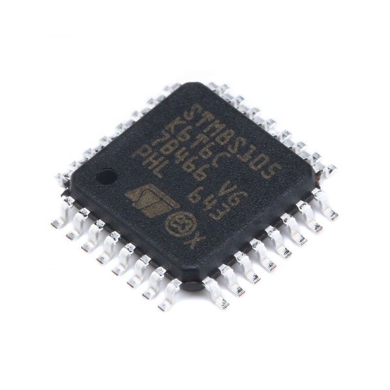 Chuangyunxinyuan Sirkuit Terpadu Komponen Elektronik BOM LQFP32 Asli Tertanam Mikrokontroler Chip IC STM8S105K6T6C