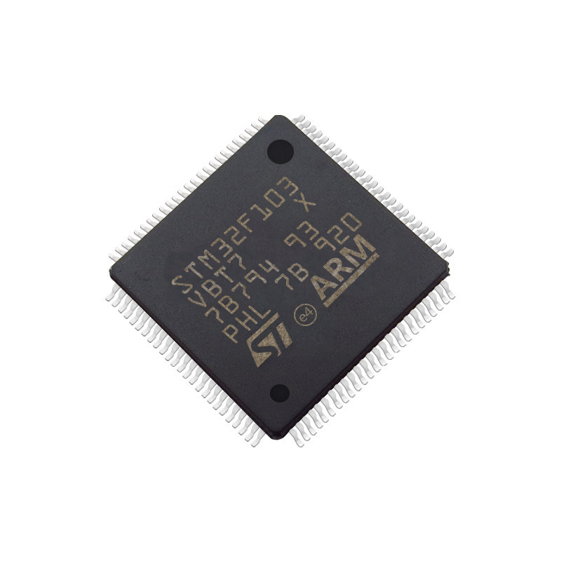 STM32F103VBT7 Baru Asli Mikrokontroler Online Komponen Elektronik Sirkuit Terpadu LQFP100 MCU STM32F103VBT7 CHIP