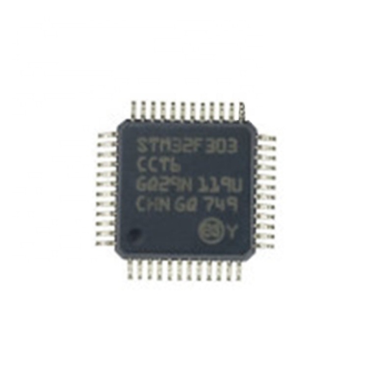 STM32F303 MCU 32-bit STM32F 256Kb Flash 2.5V/3.3V 48-pin Lqfp Baki Chip STM32F303CCT6 DALAM SAHAM IC