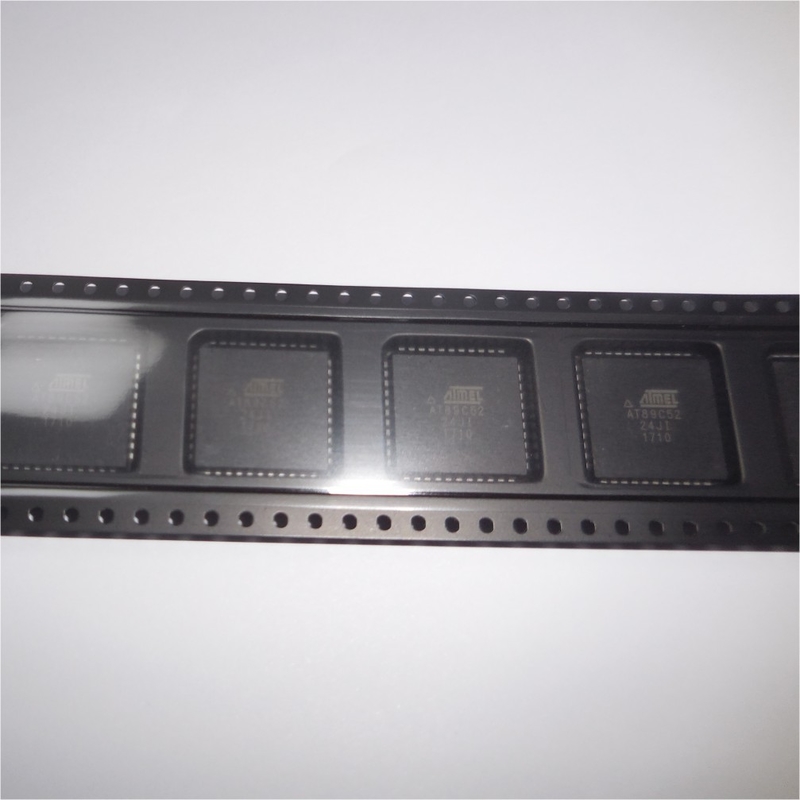 AT89C52-24JI PLCC44 Integrated Circuit Chip IC Mikrokontroler Baru Asli Tidak Terpakai