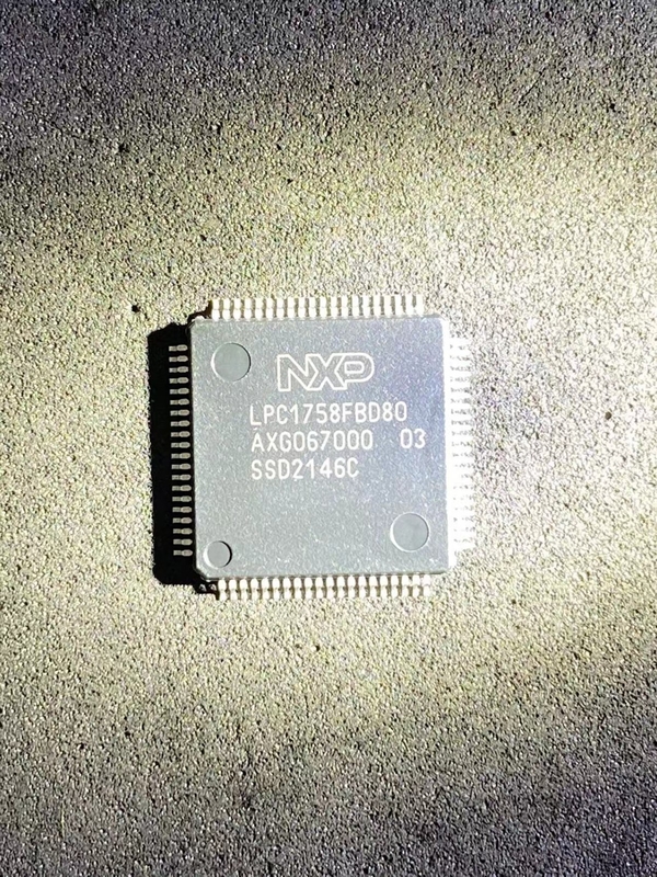 LPC1758FBD80 QFP80 Integrated Circuit Chip IC Mikrokontroler Merek Baru Asli Tidak Terpakai