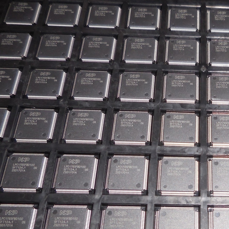 LPC1765FBD100 QFP100 Integrated Circuit Chip IC Mikrokontroler Baru Asli Tidak Terpakai