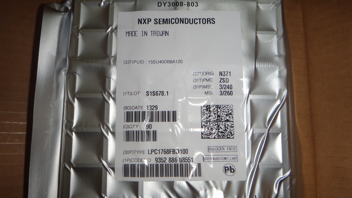 LPC1768FBD100 QFP100 Integrated Circuit Chip IC Mikrokontroler Baru Asli Tidak Terpakai