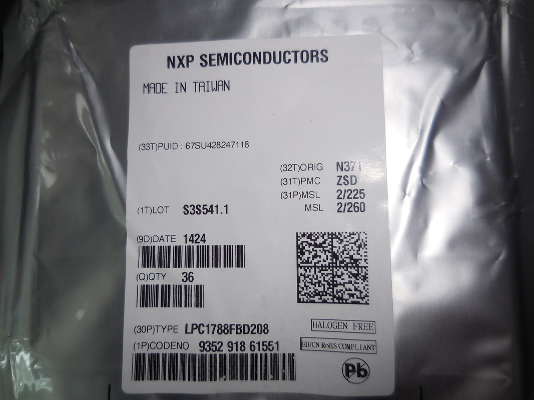LPC1788FBD208 QFP208 Sirkuit Terpadu Chip IC Mikrokontroler Merek Baru Asli Tidak Terpakai