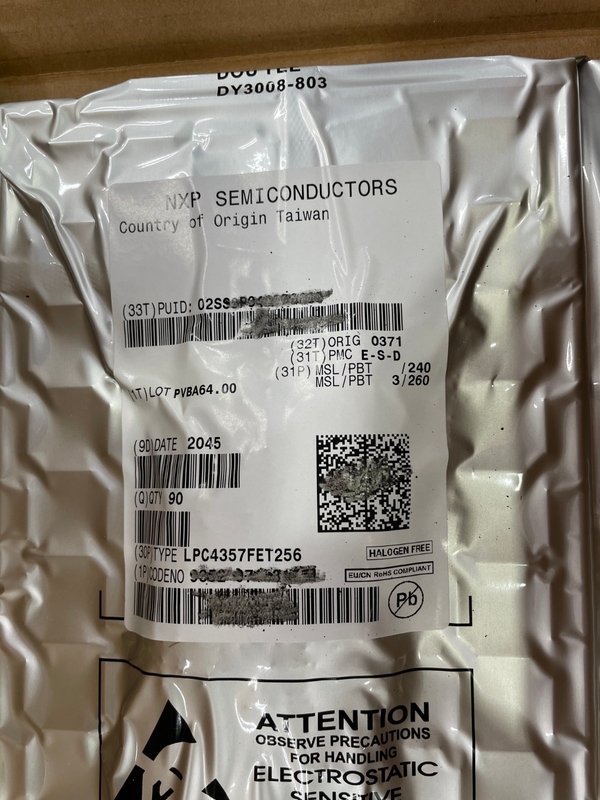 LPC4357FET256 BGA256 Sirkuit Terpadu Chip IC Mikrokontroler Baru Asli Tidak Terpakai