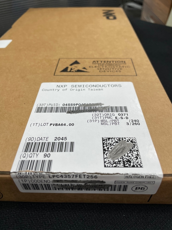 LPC4357FET256 BGA256 Sirkuit Terpadu Chip IC Mikrokontroler Baru Asli Tidak Terpakai